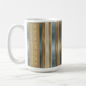 Earth Tones Christmas Fa La La Pattern#27 ID1009 コーヒーマグカップ (左)