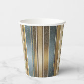 Earth Tones Christmas Fa La La Pattern#27 ID1009 紙コップ (裏面)