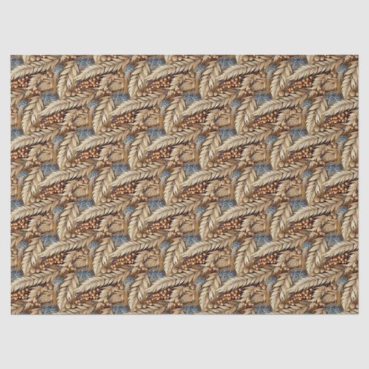 Earth Tones Christmas Merry Pattern#21 ID1009 薄葉紙 (正面)