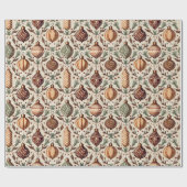 Earth Tones Christmas Pattern#12 ID1009 ラッピングペーパー (フラット)