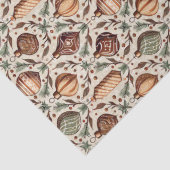 Earth Tones Christmas Pattern#12 ID1009 薄葉紙 (詳細)