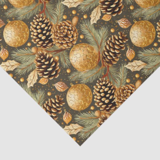 Earth Tones Christmas Pattern#29 ID1009 薄葉紙 (詳細)