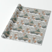 Earth Tones Christmas Pattern#2 ID1009 ラッピングペーパー (アンロールド)