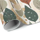 Earth Tones Christmas Pattern#5 ID1009 ラッピングペーパー (ロールコーナー)