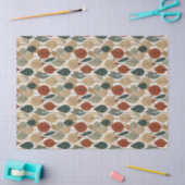 Earth Tones Christmas Pattern#5 ID1009 薄葉紙 (クラフト)