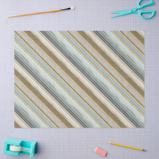 Earth Tones Gold Christmas Pattern#28 ID1009 薄葉紙 (クラフト)