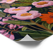 Earth Tones Mountain Wildflower絵を描's 16 x 20" ポスター (角)