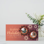 Earth Tribe Holiday New Year Photo Greeting Card シーズンカード (スタンド正面)