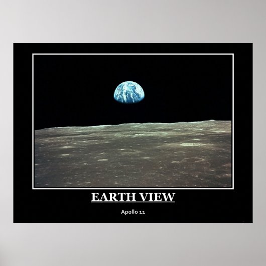 Earth View Apollo 11 ポスター (正面)
