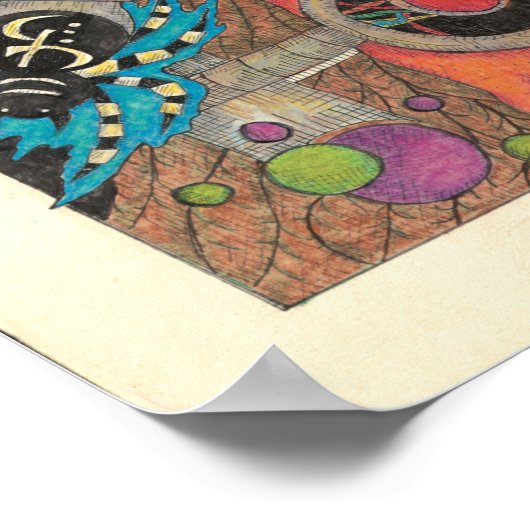 Earth Walk Allower (Footsteps on the Mother) ポスター (角)