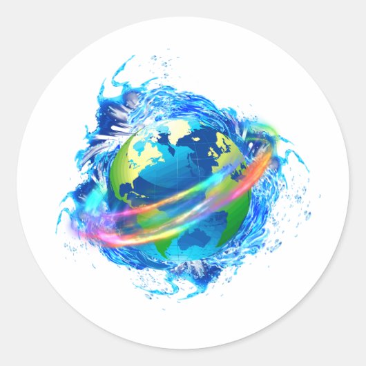 Earth & Water ラウンドシール (正面)