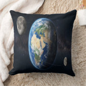 Earth with Two Moons クッション (ブランケット)