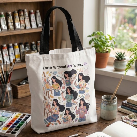 Earth Without Art Is Just Eh Minimalist Artist  トートバッグ