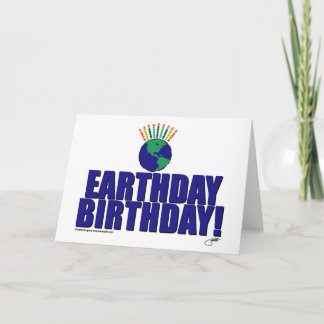 Earthdayの誕生日 カード