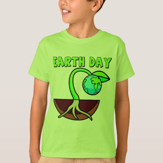 EarthdayのTシャツおよびギフト Tシャツ (正面)