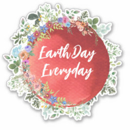 EarthDay毎日ステッカー シール