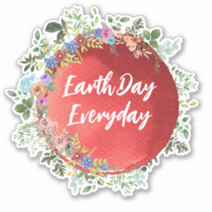 EarthDay毎日ステッカー シール