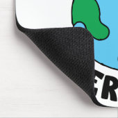 EarthDay Everyday EcoffriendlyアイコンHappy Earth Cli マウスパッド (コーナー)