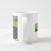 Earthlight and Healing Japanese Flowers and Poetry ジャンボコーヒーマグカップ (裏面)