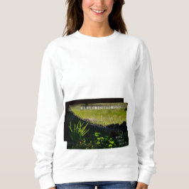 Earthlight and Healing Japanese Flowers and Poetry スウェットシャツ