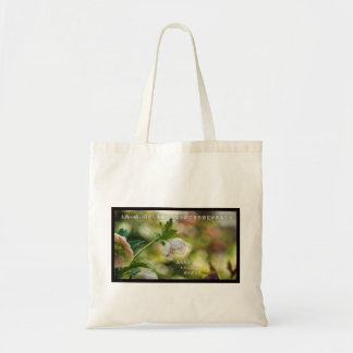 Earthlight and Healing Japanese Flowers and Poetry トートバッグ