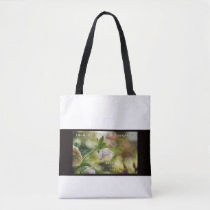 Earthlight and Healing Japanese Flowers and Poetry トートバッグ
