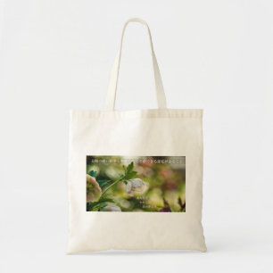 Earthlight and Healing Japanese Flowers and Poetry トートバッグ