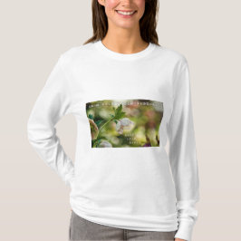 Earthlight and Healing Japanese Flowers and Poetry Tシャツ