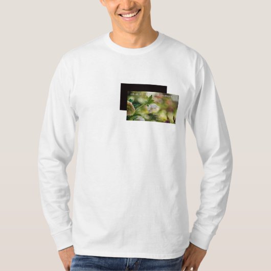 Earthlight and Healing Japanese Flowers and Poetry Tシャツ (正面)