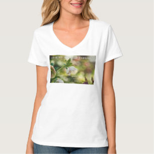 Earthlight and Healing Japanese Flowers and Poetry Tシャツ