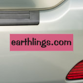 Earthlings.com バンパーステッカー (車上)