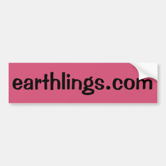 Earthlings.com バンパーステッカー