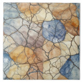 Earthly Tone Marble Pattern タイル (正面)