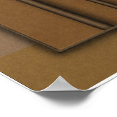 Earthly Vortex: Modern 3D Minimalist Boho Art ポスター (角)