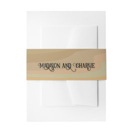 Earthoneレトロスワシンプルーズ結婚ズ 招待状ベリーバンド