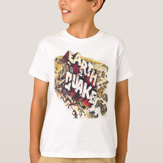 EARTHQUAKE Kids Tシャツ (正面)