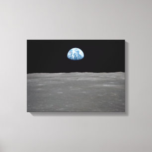 Earthriseの写真 キャンバスプリント
