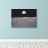 Earthriseの写真 キャンバスプリント (インサイチュ (ウッドフロア))