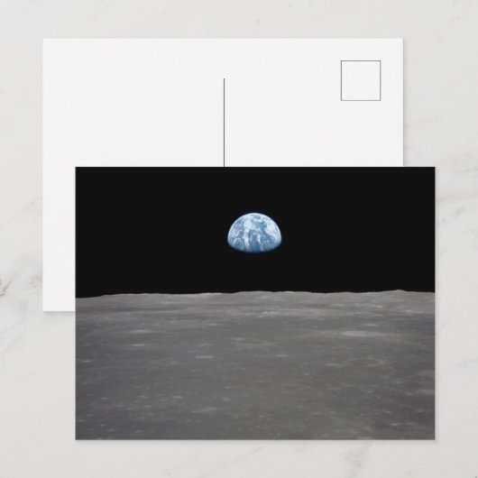 Earthriseの写真 ポストカード (正面/裏面)