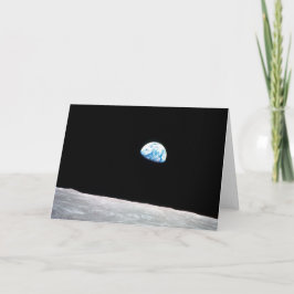 Earthrise:引用文付き – アポロ8号撮影 カード