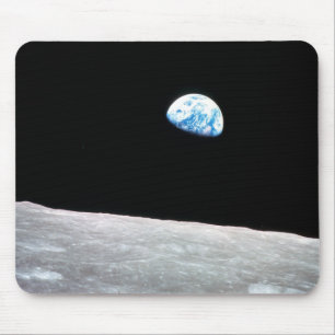 Earthrise -月の見通し マウスパッド
