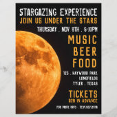 Earth's Blood Moon, Planetarium Event Advertising チラシ (正面)