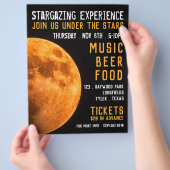 Earth's Blood Moon, Planetarium Event Advertising チラシ (手)