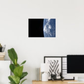 Earth's horizon and the blackness of space ポスター (ホームオフィス)