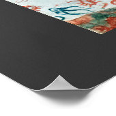 Earth's Layersポスター(タイトル付) ポスター (角)