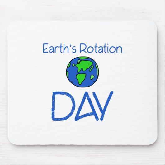 Earths Rotation Day マウスパッド (正面)
