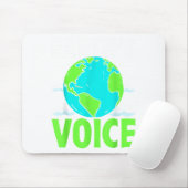 Earths Voice Save The Planet Design  マウスパッド (マウス)