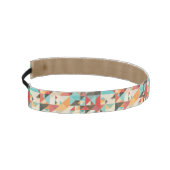 Earthtoneの幾何学的なパターン アスレチックヘッドバンド (左)