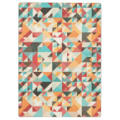 Earthtoneの幾何学的なパターン クリップボード (裏面)