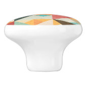 Earthtoneの幾何学的なパターン セラミックノブ (側面)